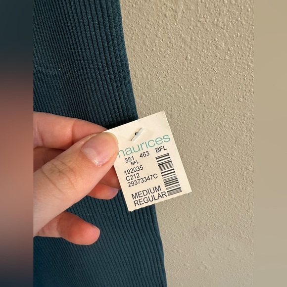 🔴NWT Maurices Teal Leggings - Picture 2 of 4